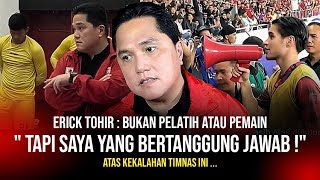 Tegas Pak Erick Tohir Sampai Bilang Akan Mengundurkan Diri❗Saya Yang Bertanggung Jawab [upl. by Celestyn]