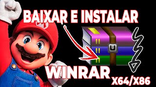 WINRAR Aprenda como baixar e Instalar para seu Computador Windows X64 e X86 [upl. by Wiersma]