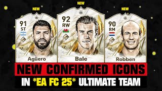 FIFA 25  ALL NEW CONFIRMED ICONS EA FC 25 ✅🔥 ft Bale Aguero Robben [upl. by Deloris]