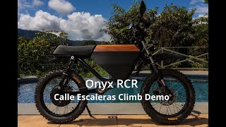 Onyx RCR Calle Escaleras Climbing Demo [upl. by Fishbein]