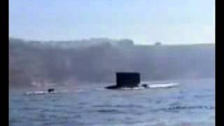 Hellenic 209 Submarine Surfacing [upl. by Rovelli108]