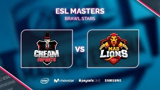 BS  Cream Esports vs Mad Lions  ESL Masters Brawl Stars S1  Jornada 4 [upl. by Winters]