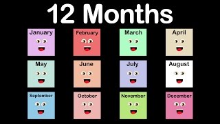 Months of the Year Song12 Months of the Year SongCalendar Song [upl. by Eelrahs]