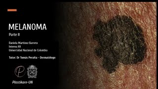 Ca de Piel Melanoma Parte 2 Plastikare  DERMIG [upl. by Sarine]