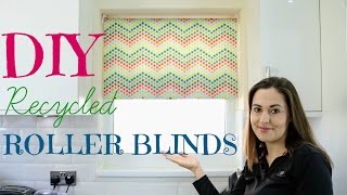 How To Recycle Roller Blinds DIY  The Carpenters Daughter [upl. by Noeruat344]