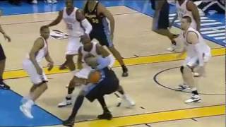 Carmelo Anthony Collapses On The Court amp Play Goes On [upl. by Nigem]