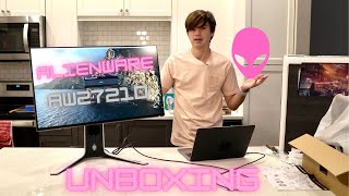 Alienware AW2721D UnboxingA 240hz 1440p Gaming Beast [upl. by Trebo654]