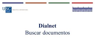 Dialnet 2  Buscar Documentos e Revistas [upl. by Eedrahs]