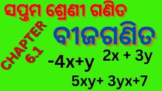 7 class math exercise 61 Bijaganita question answers Bijaganita class 7 [upl. by Harriett]