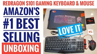 REDRAGON S101 Wired Gaming Keyboard Mouse UNBOXING amp DETAILED REVIEW A [upl. by Ardekal]