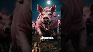 Why Did the Demons want to enter the Pigs Matthew 830 bible jesus demons shorts [upl. by Innej]