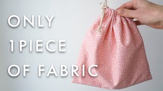 How To Make A Lined Drawstring Bag [upl. by Auhsohey169]