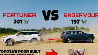 fortuner vs endeavour 😨🔥 fortuner gaming endeavour trending dragrace [upl. by Desimone]