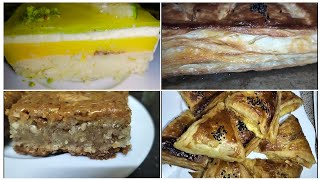 بقلاوة كذابة 😉ومملحات بعجينة روعة 😋وتحلية الليمون اطيب منها ماكانش🍋وصفات ناجحة مليار 100🥰 [upl. by Aida]