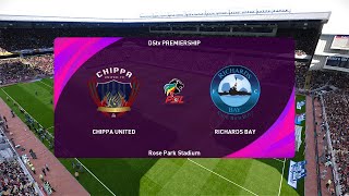 Chippa United vs Richards Bay FC 21092024 DStv Premiership PES 2021 [upl. by Ahseyd]