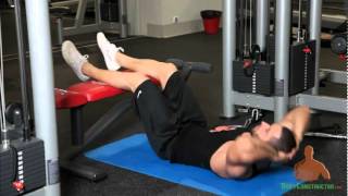 Calves Over Bench Sit ups [upl. by Meisel]