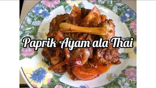 PAPRIK AYAM menu simple tapi sedap [upl. by Swetlana713]