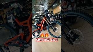 Santa Cruz V10 8 Gloss Red 🔥  Downhill Mountain Bike  Downhill Mtb shorts mtb cycling [upl. by Jacobo]