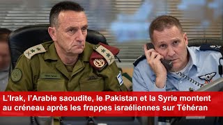 Irak Arabie saoudite Pakistan et Syrie réagissent aux frappes israéliennes sur Téhéran [upl. by Jodee]