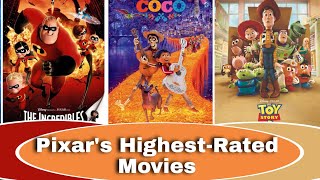 The Top 20 Disney Pixar Movies Ranked by IMDb Rating [upl. by Tnemelc]