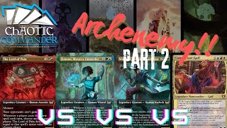 Zimone is the Enemy Archenemy Round 2 Chaotic Commander MTG EDH Gameplay [upl. by Aizatsana]