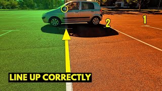 How to Use the 3 Line Method CORRECTLY when Reverse Parking on the Left [upl. by Ddal620]