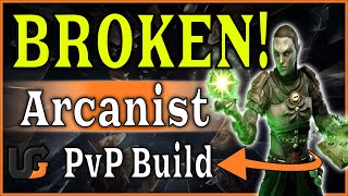 HOW IS THIS POSSIBLE ESO Arcanist PvP Build [upl. by Siraj]