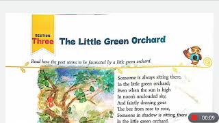 The Little Green Orchard Poem By Walter De LA Mare  Class 7 CBSE  Ratnasagar English Reader [upl. by Notlad873]