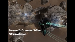 EVE Online  Escalation  Serpentis Occupied Mine [upl. by Sula]