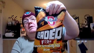 SEABROOK LOADED FIRE EATERS SMOKEHOUSE CAYENNE FLAVOUR REVIEW [upl. by Nerrawed]