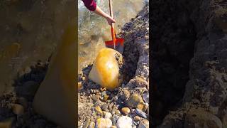 The process of extracting crystal stones from sea level [upl. by Ailaht]