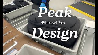 Peak Design Travel Pack 45 Liter Best Businessadventure Travel Backpack Duffle [upl. by Swisher]