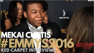 MeKai Curtis KirbyBuckets interviewed at 4th Dynamic amp Diverse Celebration Emmys SAGAFTRA [upl. by Doria297]