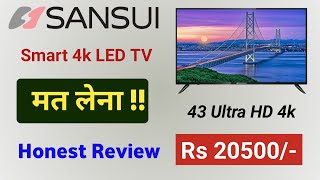 Sansui Smart 4k led tv full Specification and review [upl. by Alac315]