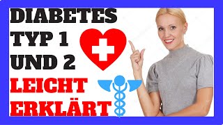 DIABETES Typ 1 Und 2 Leicht ErkläRt  Hypoglykämie Symptome ✅ [upl. by Woodsum]