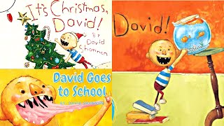 No David Compilation Children Books  Kids Books Read Aloud [upl. by Imik971]