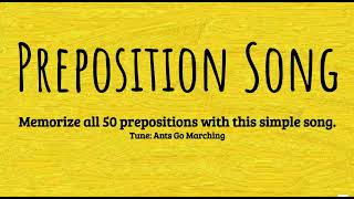 Preposition Song for Easy Grammar Plus [upl. by Margot732]