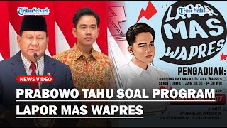 🔴PRABOWO SUDAH TAHU Istana Tegaskan Lapor Mas Wapres Bukan Inisiatif Gibran Sendiri [upl. by Narib]