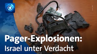 Explosionen von Pagern im Libanon  Israel unter Verdacht [upl. by Leacock]