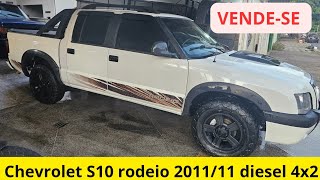 VENDESEChevrolet S10 rodeio 20112011 diesel 4x2 MWM 28aceita trocaS10rodeio2011 [upl. by Annaierb]