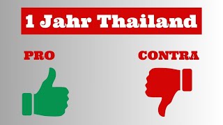 Leben in ThailandPro und Contra des ExpatLebens [upl. by Glaudia]