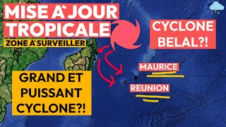 Un cyclone potentiel important et puissant pourrait avoir un impact sur Maurice la Réunion et MD [upl. by Jania436]