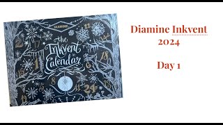 Diamine Inkvent 2024  Day 1 inkmas2024 [upl. by Victoir]