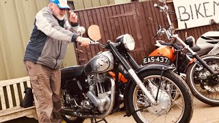 1958 NORTON ES2 500cc KickStart BIKEMART Bike FOR SALE at Ardingly Classic amp Modern Motorcycle Show [upl. by Haelhsa]