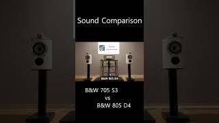 Sound Comparison BampW 705 S3 vs BampW 805 D4 Dire Straits – You and Your Friend 2 [upl. by Akinorev]