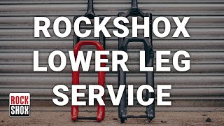 How To Perform A RockShox Lower Leg Service  Mountain Bike Tech Tuesday [upl. by Einatirb]