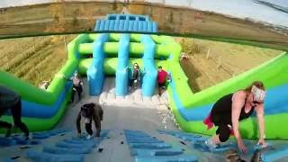 Insane Inflatable 5K Run Calgary [upl. by Aaron]