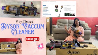 Dyson V12 Vaccum Cleaner  V15 Detect Vaccum Cleaner hydvlogs dysonunboxing  Unboxing Dyson V15 [upl. by Nelad]