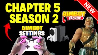 Aimbot Settings Fortnite Xbox Chapter 5 Season 2 [upl. by Walcoff]