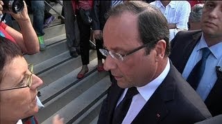 La Rencontre 7 jours BFM la chômeuse et le Président  2109 [upl. by Naerad229]